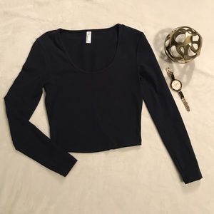 Long Sleeve Crop Top